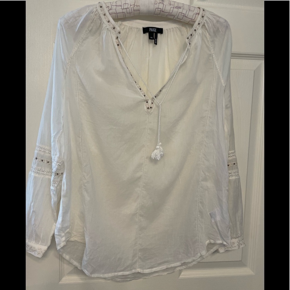 Paige pin tucked top
